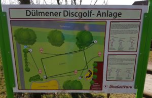 Disc Golf Dülmen Anlage Beschreibung