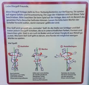 Disc Golf Dülmen Anleitung